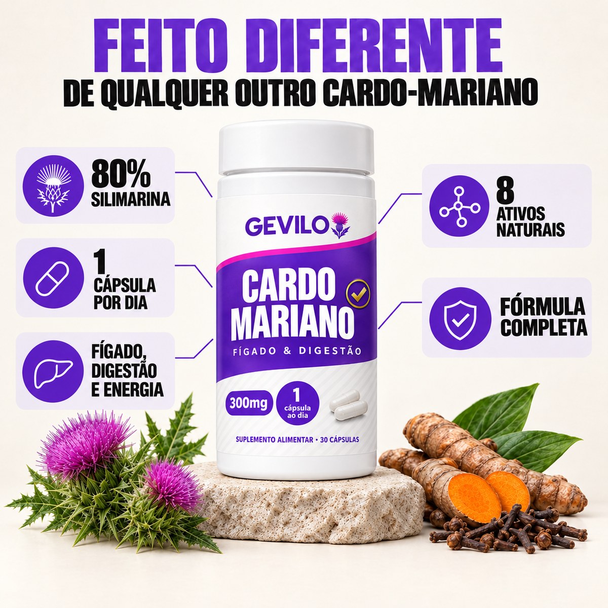 Diferente de qualquer outro cardo-mariano